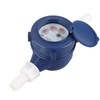 Msiud Cold Water Meter, Garden Home Flowmeter Single Wet Table