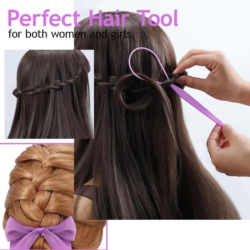 3Pack Hair Loop Tool Set with 2PCS French Braid Tool