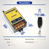 matell Wireless Remote Control Switch DC 12V/24V/48V/72V 30A Dry Contact
