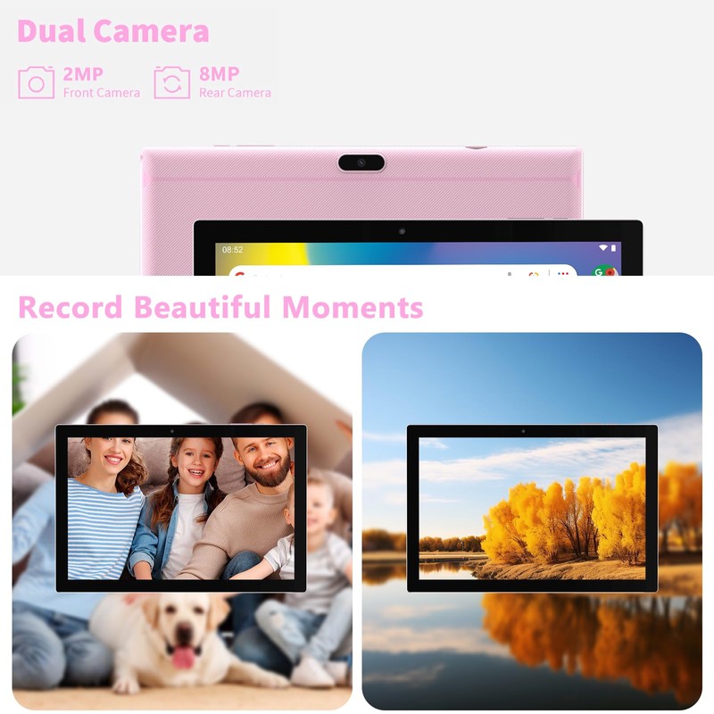 ZZB Android 15 Tablet 10 inch Tablet 2 in 1