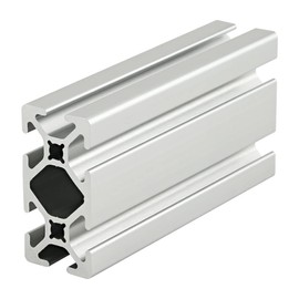 8020, 1020, 10 Series 1 Inch x 2 Inch T-Slotted Aluminum Extrusion DIY Extruded Linear Slot Bar Rail 80/20 (Smooth, Clear Anodize, 36" Long)