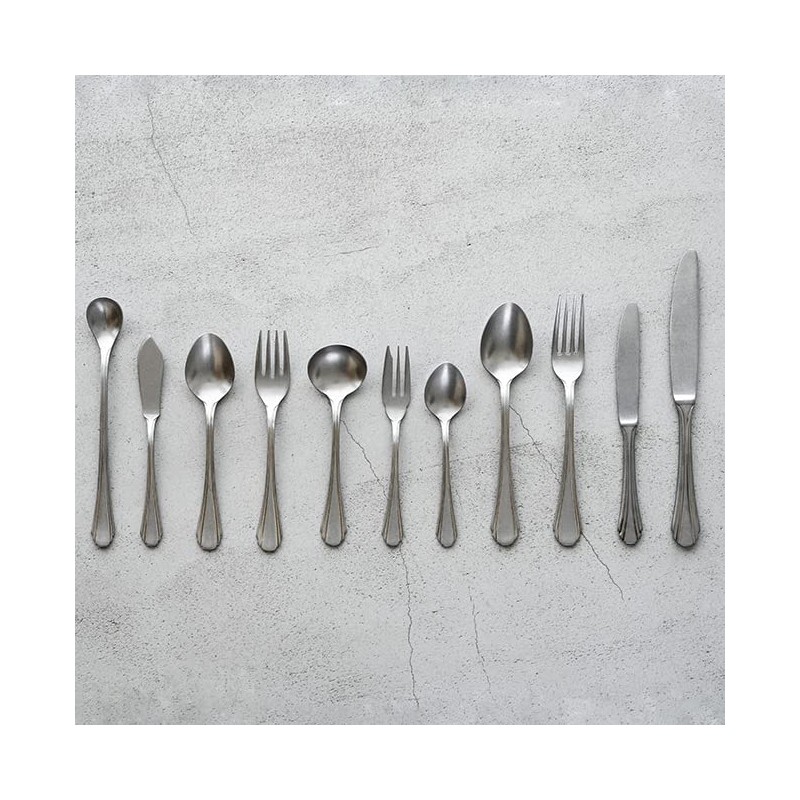 VINTAGEINOX Vintage J-Wing Long Spoon, Made in Japan, Cafe, Restaurant,