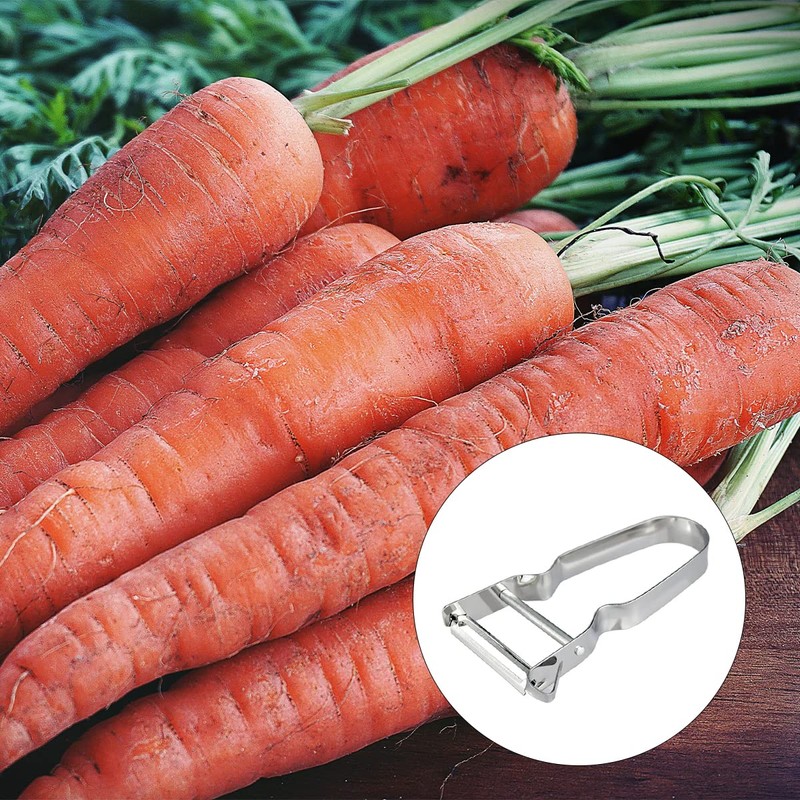 Jagowa 2PCS Potato Peelers Fruit Vegetable Peeler Stainless Steel Rotatable