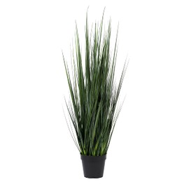 Pottery Pots AMZ-F1004-107-91 Medium Indoor Outdoor Grass in Pot, 42.13 Inch Tall, Green Artificial Plant