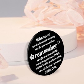 Yiflin Unique Gifts for Women,Men,Friend,Family - Birthday, Christmas, Valentine's Day Gifts - Pocket Hug Token with Keychain