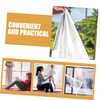 TEHAUX 1 Sheet Insulating Window Film Clear Reusable Window Covering