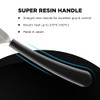 Feather SS Japanese Straight Razor, Black
