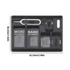 2 x SIM Card Adapter Storage Boxes, Micro Nano to