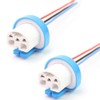 9007 HB5 Headlight Socket Adapter 9004 Female Ceramics Sockets Wire