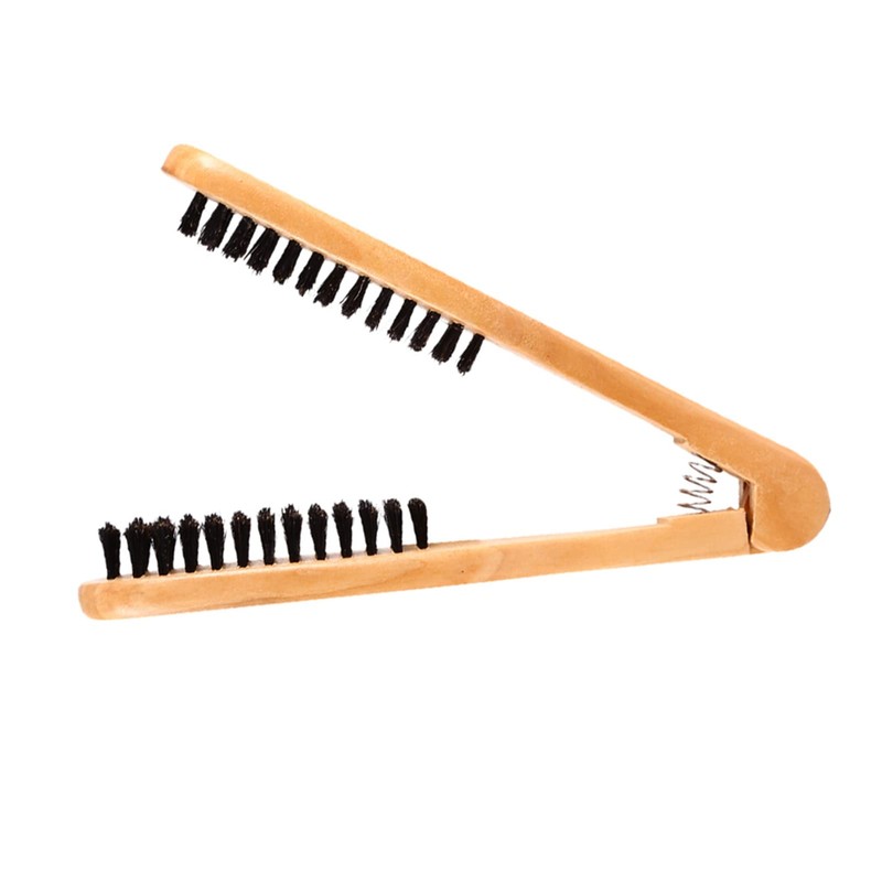 Herramienta De Peinado, Peine De Madera Con Doble Cepillo, Tienda