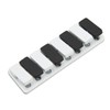 Piano Key Haptic Clicker Toy Zinc Alloy Adult Office Portable