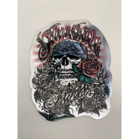 Ufc TATTOO Sticker SULLEN  STICKER Silverstar Sticker TATTOO ART UFC Skull Sticker