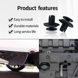 LoloWheat 20Pcs Radiator Cover Clip Nylon Bumper Fastener Assembly Automotive Body Rivet Fixing Clip Compatible with Lexus GX470 4Runner FJ Cruiser Tacoma 90467-08217