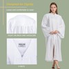 IvyRobes 6 Pcs Adults Matte Choir Robes for Church Baptism