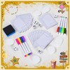 AXQMY 24 Pcs Reusable Erasable Cards Multifunctional Tokens Housework Dry