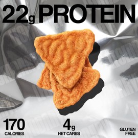 Legendary Foods Tangy BBQ Protein Chips – Popped Tortilla Style – 22g High Protein, 4g Net Carbs, Low Sugar, Gluten Free, Keto Snack Packs – 10 Count – Healthy Crunchy Chips