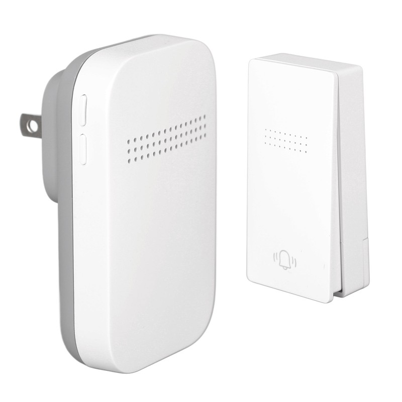 Self Powered Door Bell with Receiver Automatic Ringing Push Button