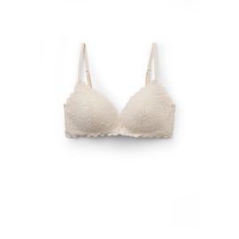 Intimissimi Woman's Tiziana Lace Triangle Bra in Natural, Size 32C