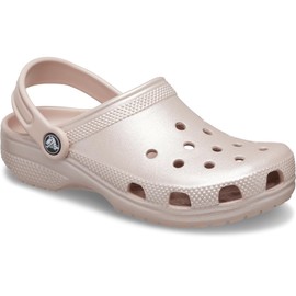 Crocs Classic Glitter Clog (Little Kid/Big Kid) Pink Clay/Shimmer 2 Little Kid M