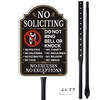 Smeryl No Soliciting Do Not Ring Bell Or Knock Sign
