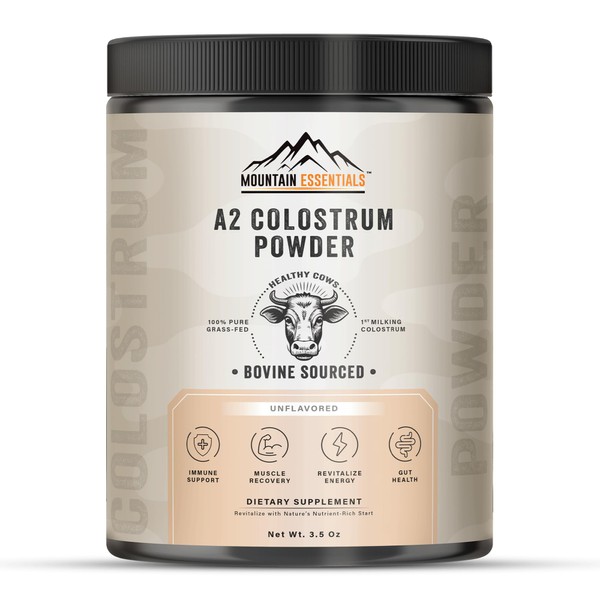 MOUNTAIN ESSENTIALS A2 Bovine Colostrum Powder 3.5 Oz