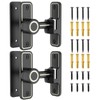 MeBantoo Sliding Barn Door Lock Hardware, 90 Degree Locks for