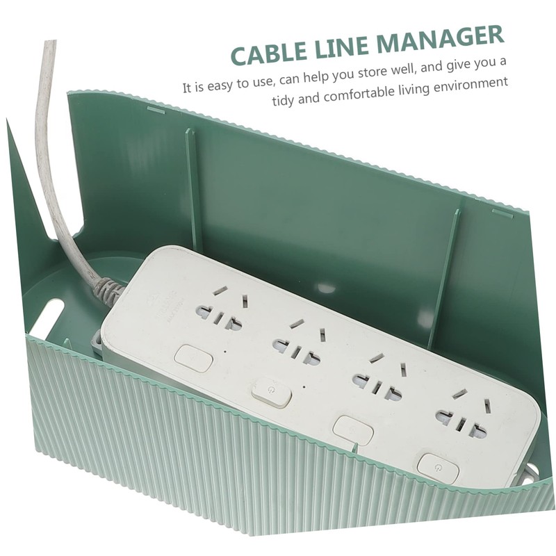 KOMBIUDA 1Pc Stylish Cable Storage Case Wire Storage Box for
