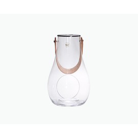 Holmegaard 4343501 Lantern/Design With Light Clear, M, 9.8 inches (25 cm)