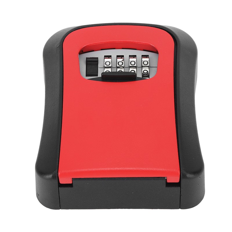 Key Lock Box Alloy Portable Wall Mounted 4 Digit Combination