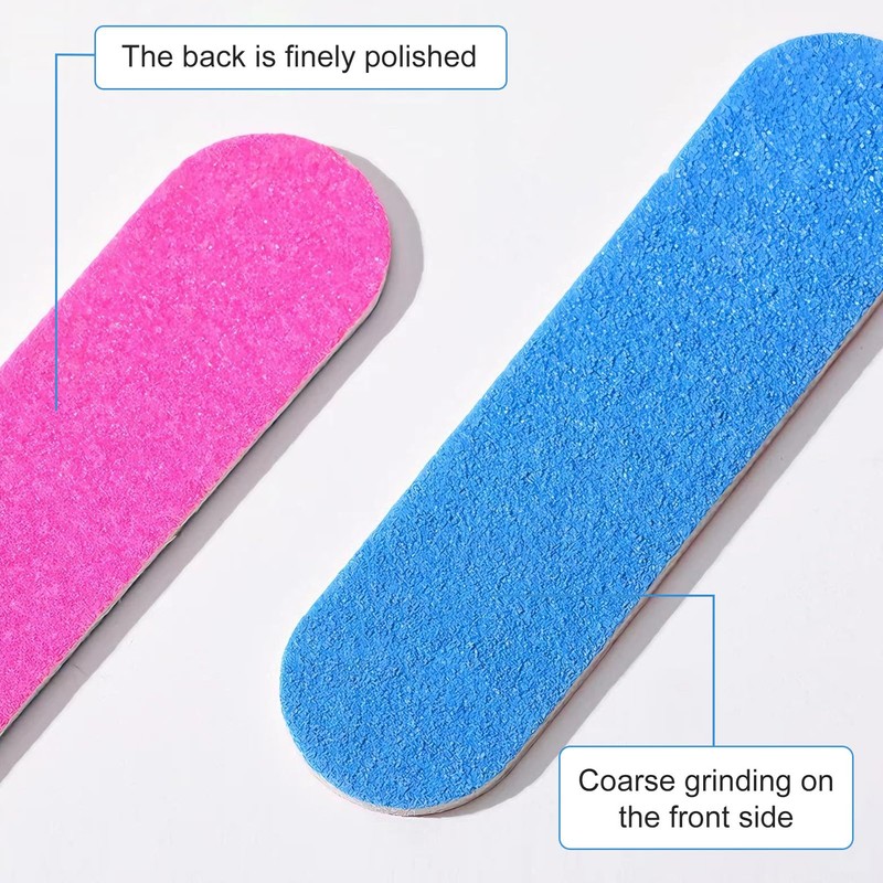 200 Pcs Mini Nail File, Disposable Professional Nail Files for