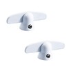 Follde 3/8" Spline Size T-Crank Window Handle Replacement for Pella