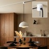4pcs Swag Hooks for Ceiling Lights, White Pendant Light Hanging