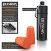 Brandson - Ear Plugs for Hearing Protection 140 Pieces XXL