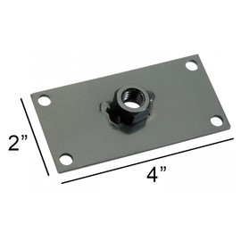 Raider CRP-1212 Placa de manivela de 1,27 cm Tuerca roscada para Remolque de Motos de Nieve