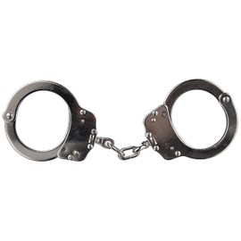 Perfecta HC 500 Handcuffs Carbon Steel Nickel-Plated Profi Line Extreme Silver, One Size