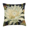 Cereus Night Blooming Cactus Flower Gorgeous Exotic Blooms Throw Pillow