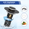 Hygie Rinse Upgraded 3 in 1 Bathroom Sink Stopper 2PCS