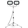 UFOND 20000 Lumen Work Lights with Stand, 200W Dual Head