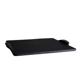 Emile Henry Square, Charcoal pizza stone, 14 in. x 14