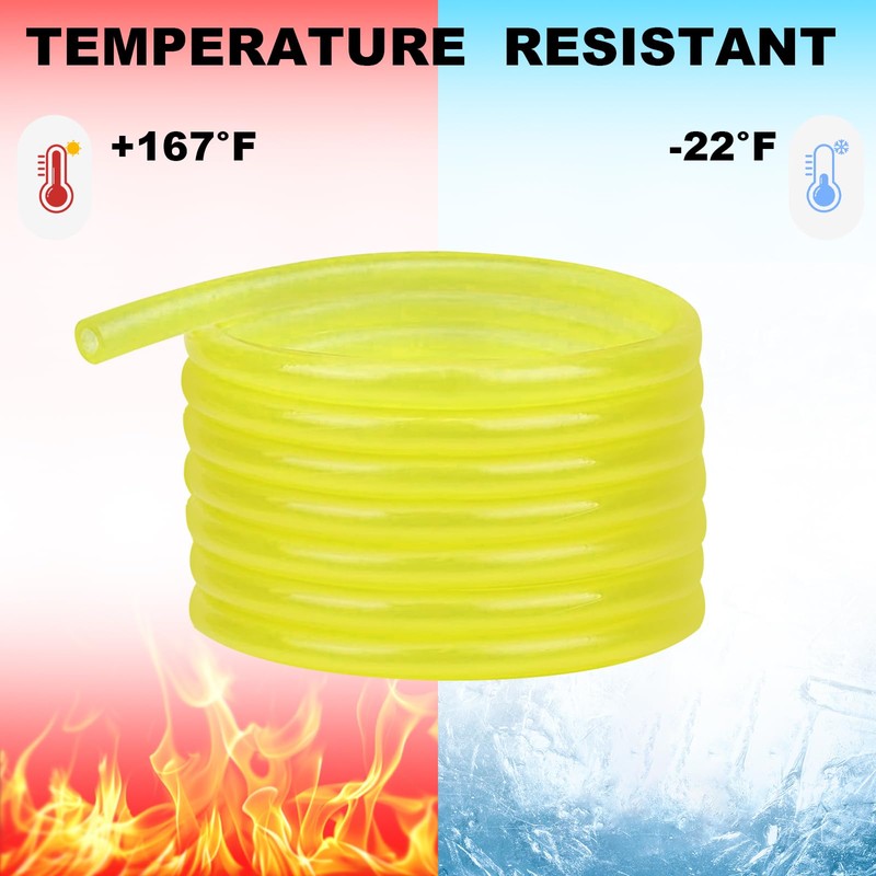 Eunice 10FT Fuel Line Hose Tube - 1/4"ID Long Fuel
