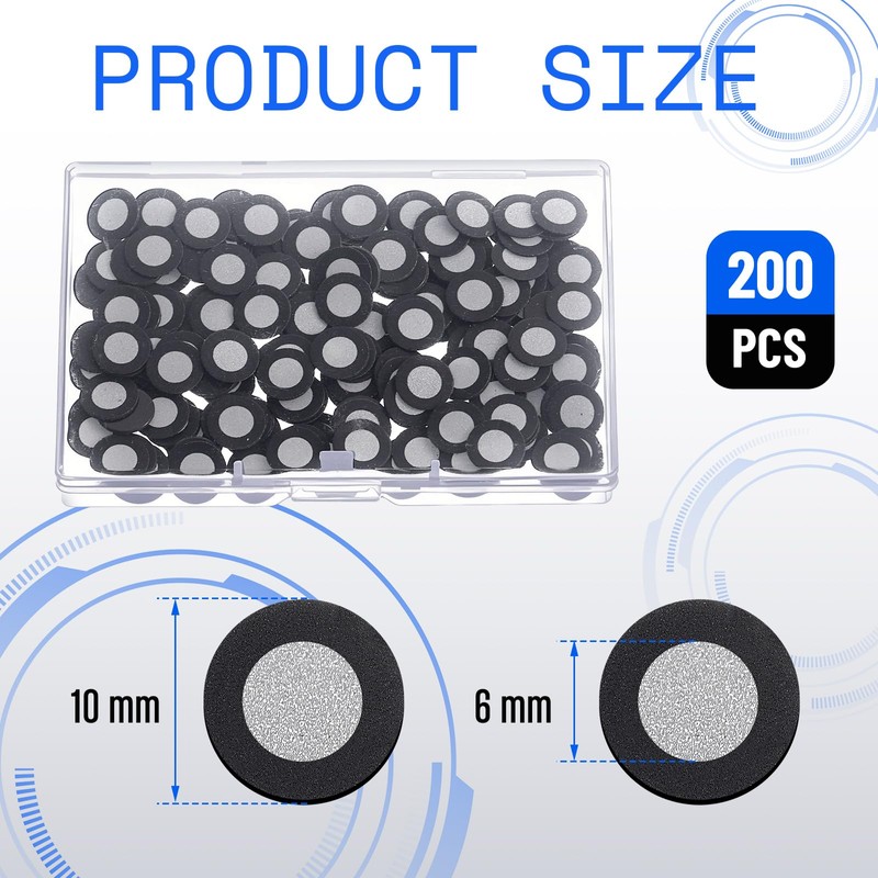 Kingdder 200 Pcs 3D Magnetic Tracking Dot for Scanner Scanning