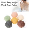 6 Color Water Drop 100% Konjac Wash Face Flutter Natural
