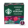 Starbucks K-Cup Coffee Pods, Dark Roast Hot or Iced Coffee,