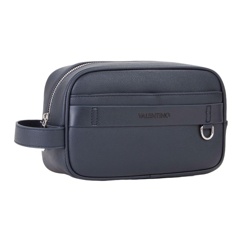 VALENTINO Kulturbeutel Landon Soft Cosmetic Case Blu dunkelblau