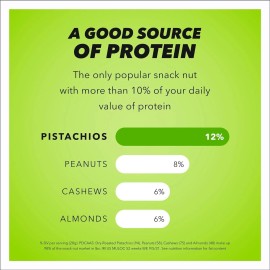Wonderful Pistachios Pistachios No Shells, Roasted and Salted Nuts, 6 Ounce Resealable Bag,