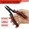 BACSHBY 3-in-1 Side Cutters, Wire Strippers, Cutting Pliers, Multifunctional Precision