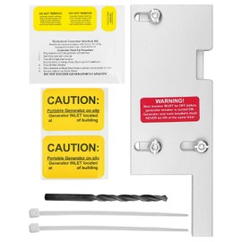 Generator Interlock Kit Fit for General Electric Vertical Main 150 or 200 AMP Break, 2 1/2'' to 3 1/2 '' Spacing Between Main and Branch Breaker, Professional and Interlock Kit