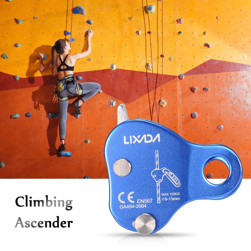 Lixada Micro Pulley Simple Ascender Bearing Mobile Side Climbing Pulley