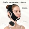 Faja para Papada Mujer, Banda Facial Ajustable Reutilizable | Correa