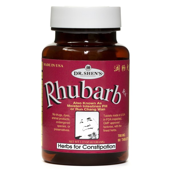 Rhubarb Pills 90 Tablets